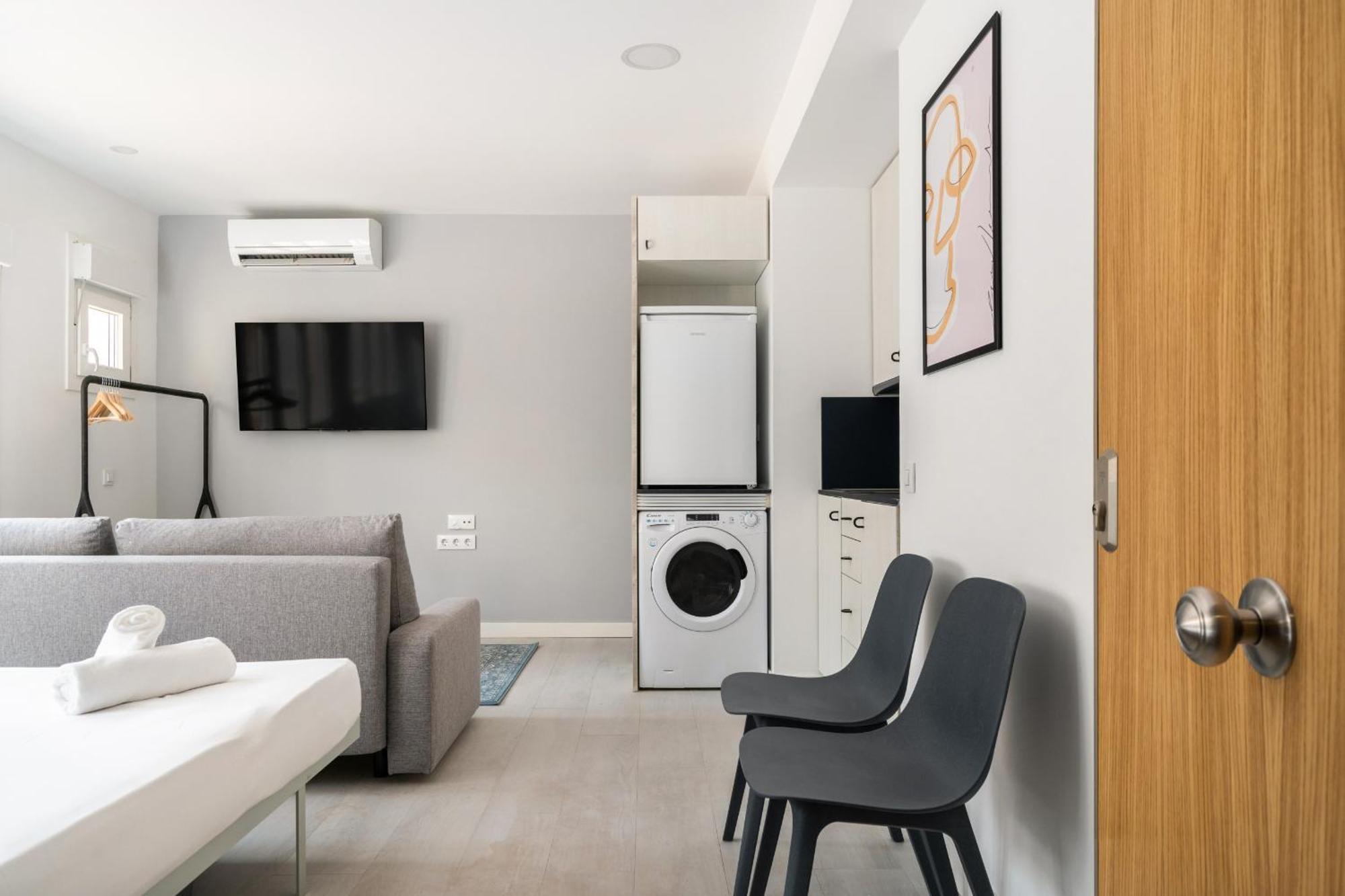 Madrid Riverside Studios Con Parking Incluido Alquiler Temporal Екстериор снимка